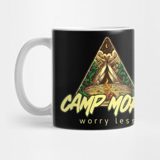 camp more worry less Mug